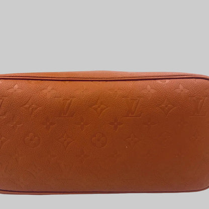 LOUIS VUITTON Borsa Neverfull MM monogram empreinte cuoio