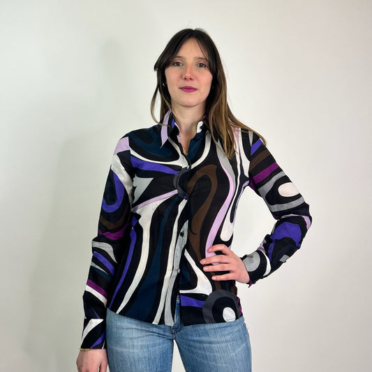 EMILIO PUCCI Camicia in cotone fantasia