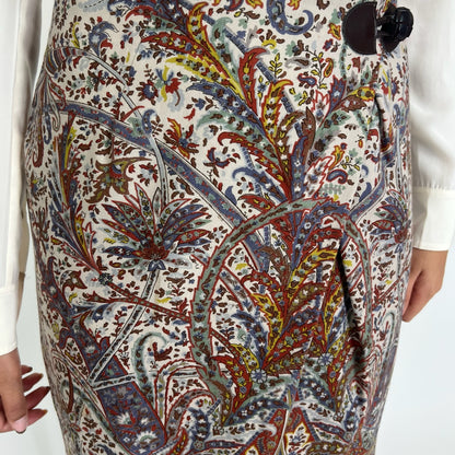 ETRO Gonna stampa paisley fondo beige