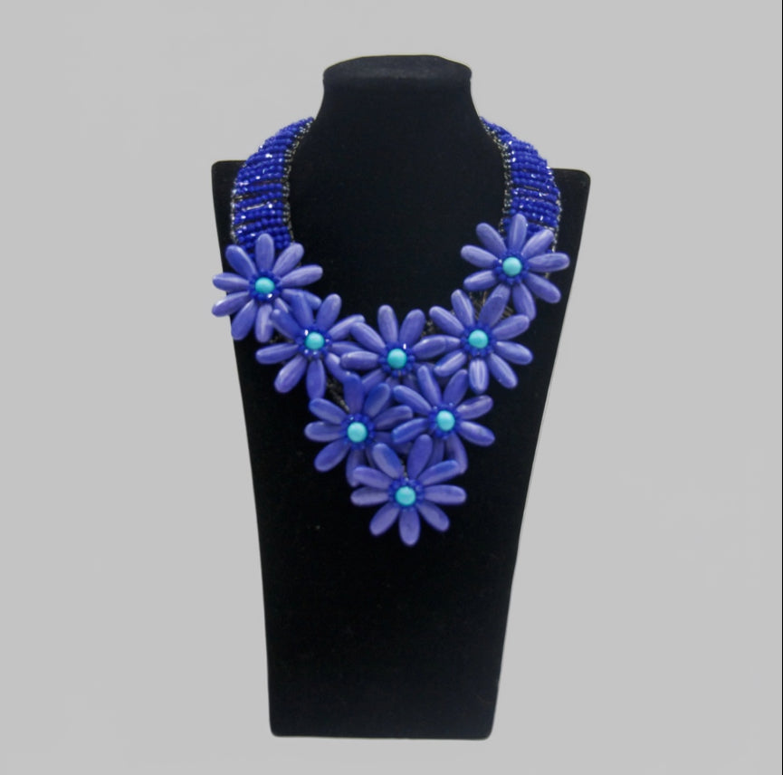 DAMIANA FIORENTINI Collana maxi blu