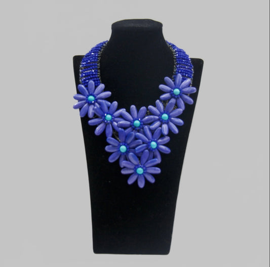 DAMIANA FIORENTINI Collana maxi blu