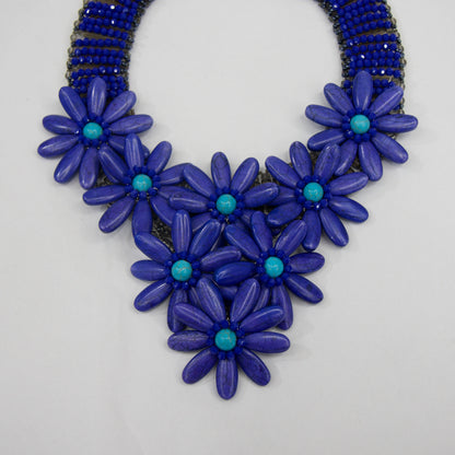 DAMIANA FIORENTINI Collana maxi blu
