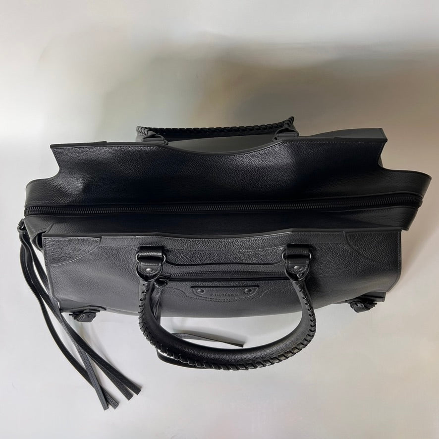 BALENCIAGA Borsa Neo Classic City XL Weekender total black