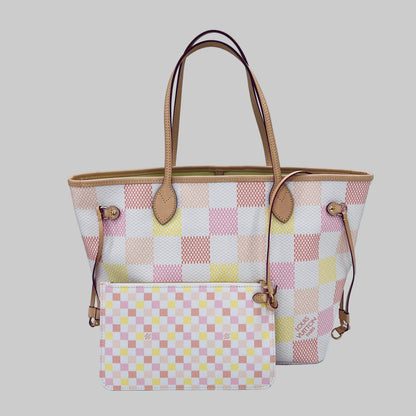LOUIS VUITTON Borsa Neverfull MM Damierlicious