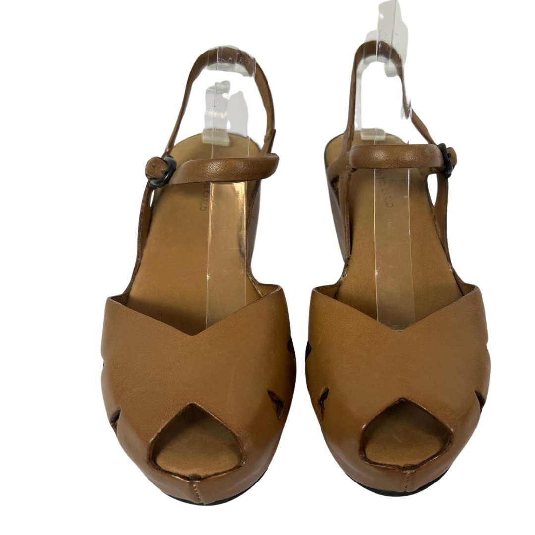 DEL CARLO Scarpe sandalo in pelle color nude