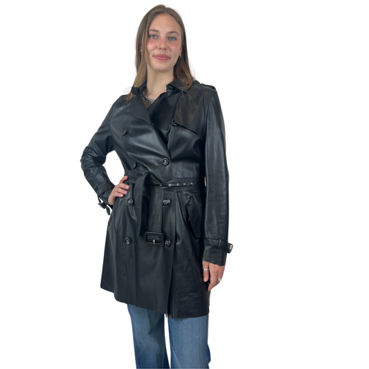DESA COLLECTION Trench in nappa blu