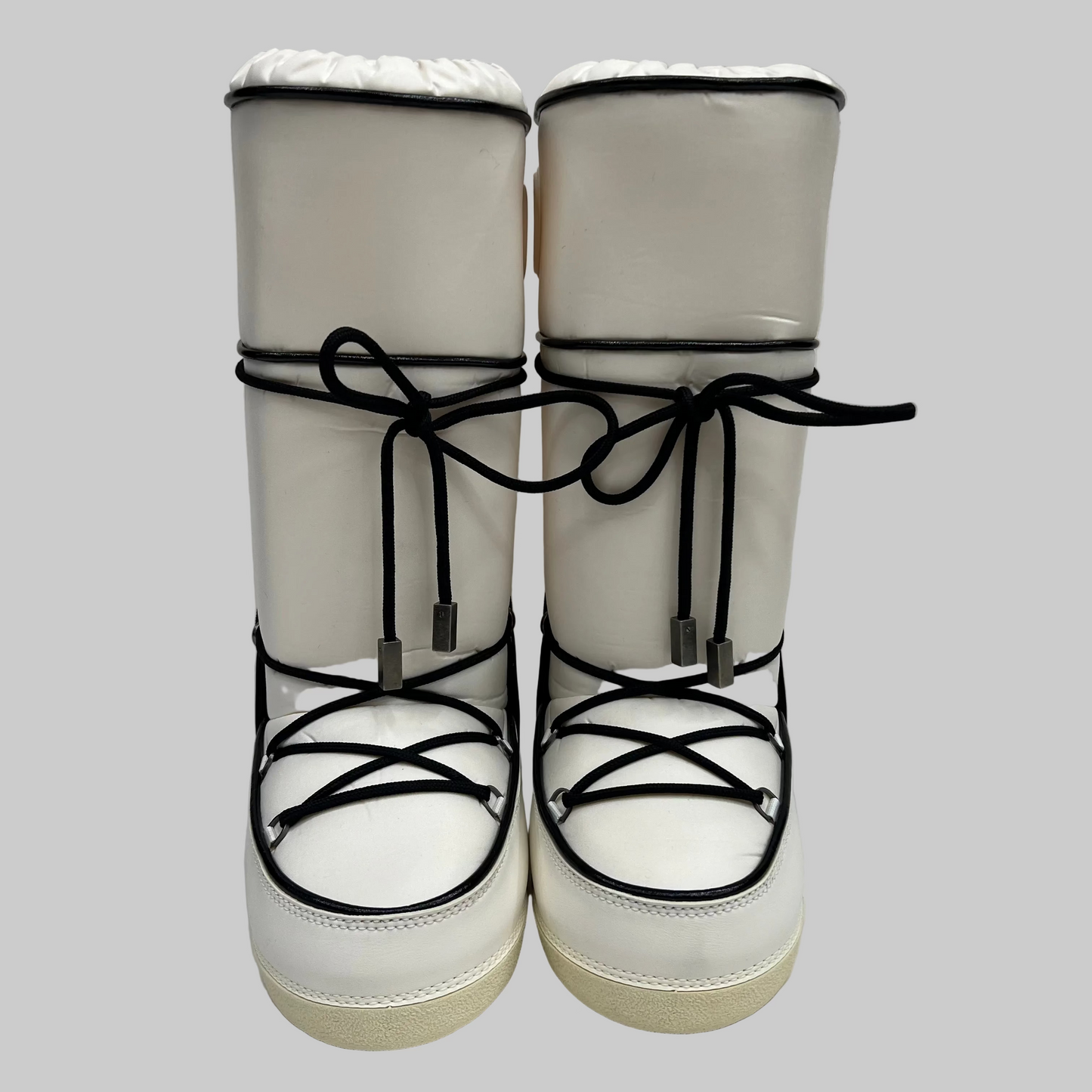 DIOR Moon boot bianco con profili neri