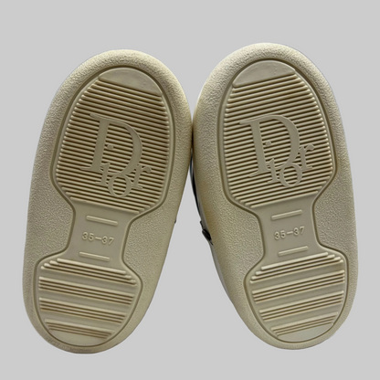 DIOR Moon boot bianco con profili neri