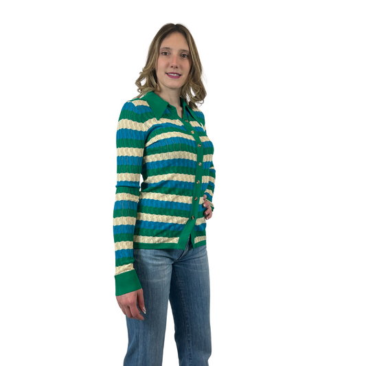 DODO BAR OR Camicia in maglia di viscosa forata