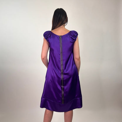 DOLCE & GABBANA Abito in seta viola