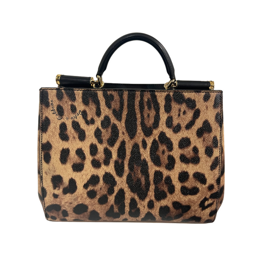 DOLCE & GABBANA Borsa in pelle martellata maculata