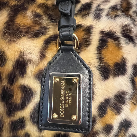 DOLCE & GABBANA Borsa pelosa maculata 
