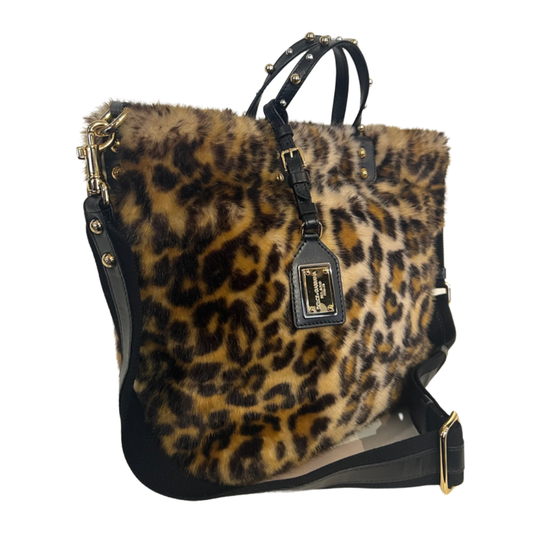 DOLCE & GABBANA Borsa pelosa maculata 