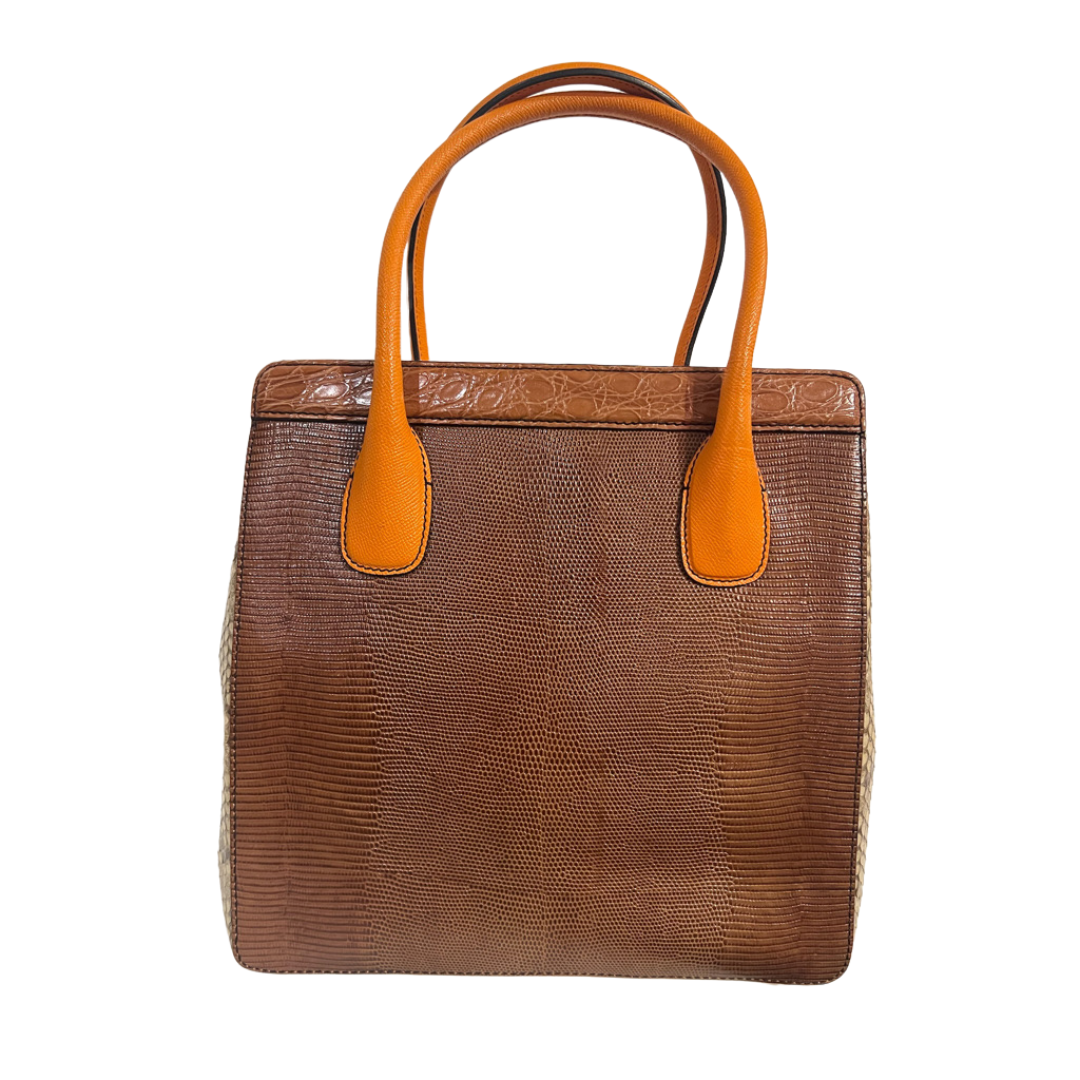 DOLCE & GABBANA Borsa shopping in cavallino maculato