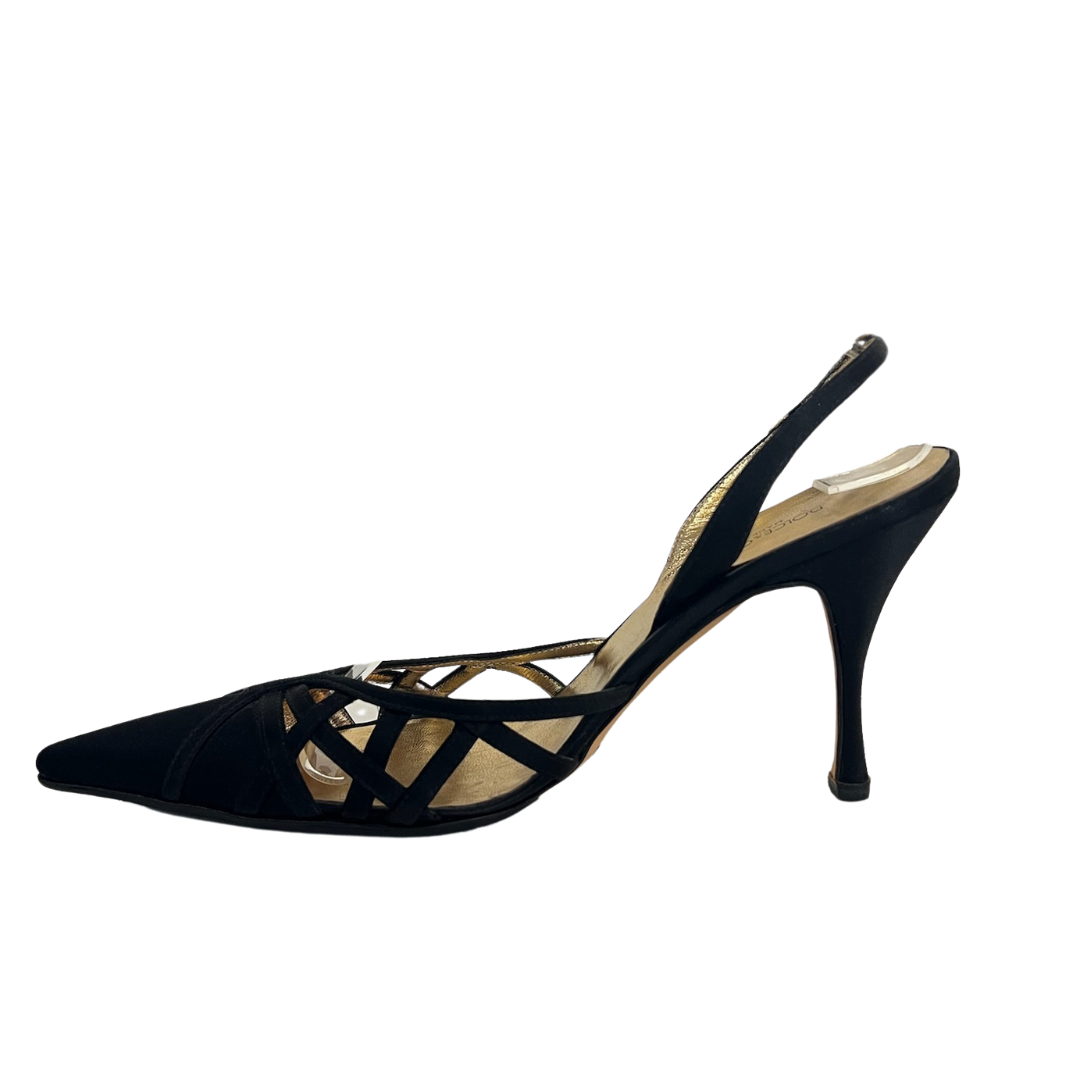 DOLCE & GABBANA Scarpa decolté in raso nero