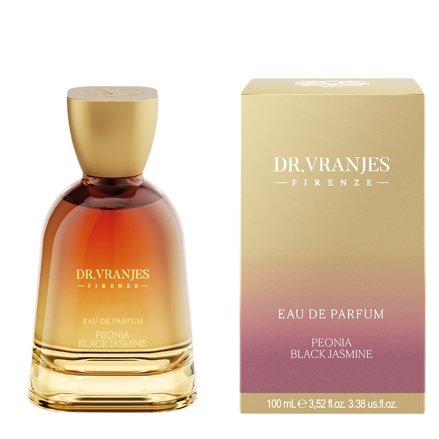 La floreale Eau de Parfum Peonia Black Jasmine ti accoglie con le sue molteplici sfumature fiorite. Tra le note di peonia, ylang ylang e gelsomino nero, il tuo olfatto verrà inebriato, per vivere con spensieratezza le tue giornate.