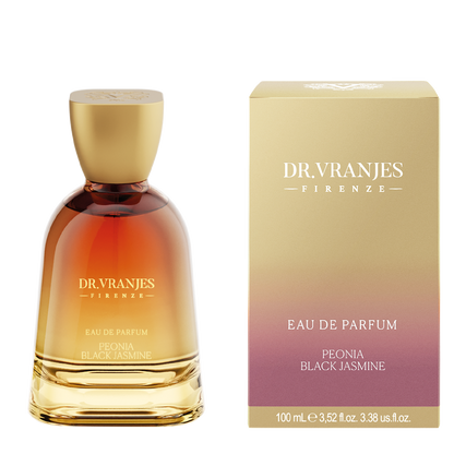 La floreale Eau de Parfum Peonia Black Jasmine ti accoglie con le sue molteplici sfumature fiorite. Tra le note di peonia, ylang ylang e gelsomino nero, il tuo olfatto verrà inebriato, per vivere con spensieratezza le tue giornate.