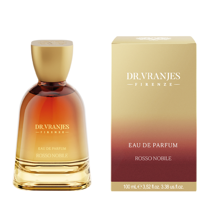 L'unica Eau de Parfum capace di ricreare l'essenza della Toscana: Rosso Nobile di Dr. Vranjes Firenze trasmette note di cuore di prugna, fragola e frutti di bosco. Ti innamorerai di un'Eau de Parfum unica al mondo, come te.