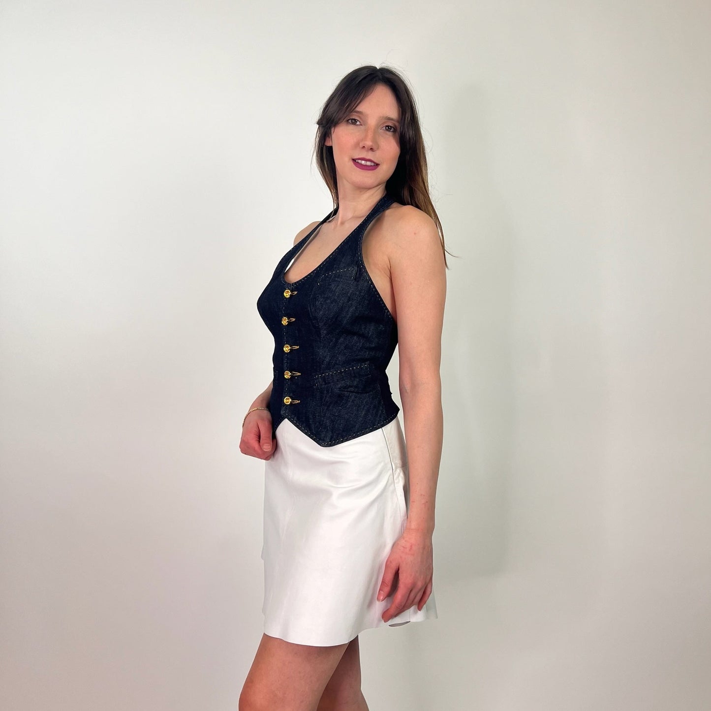 DSQUARED2 Gilet denim jeans