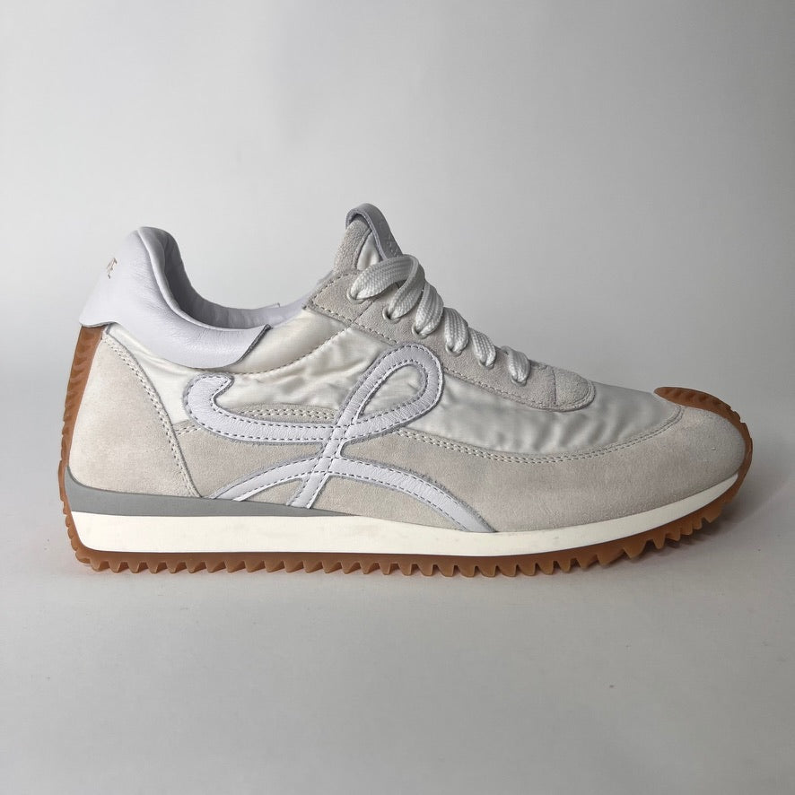 LOEWE Sneakers Flow bianca e beige