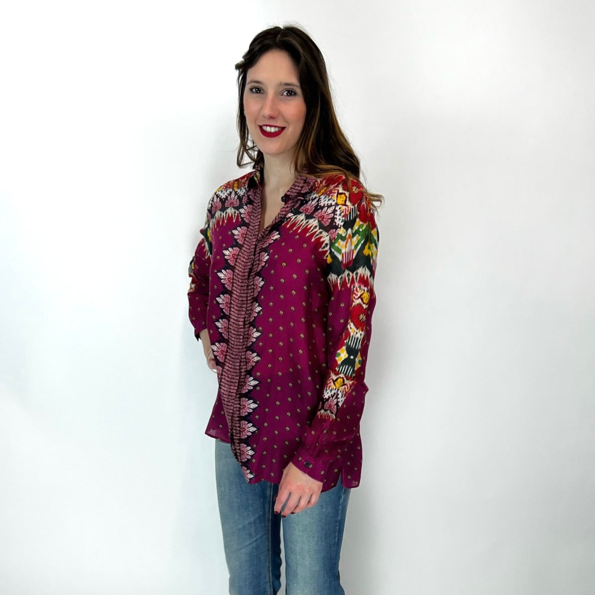 ETRO Camicia in voile di cotone fantasia