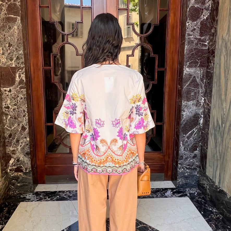 ETRO Casacca disegno paisley multicolor