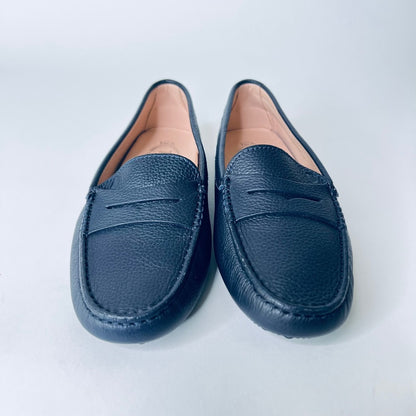 TOD'S Mocassini Gommini in pelle blu