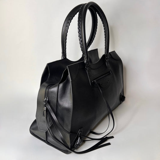 BALENCIAGA Borsa Neo Classic City XL Weekender total black