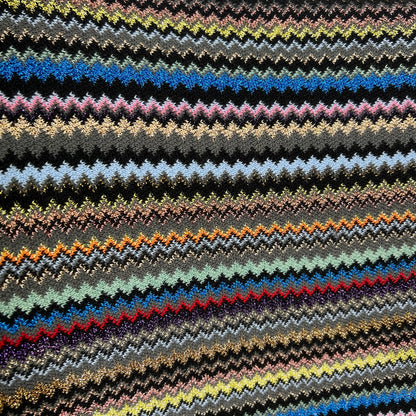 MISSONI Poncho multicolor con frangetta