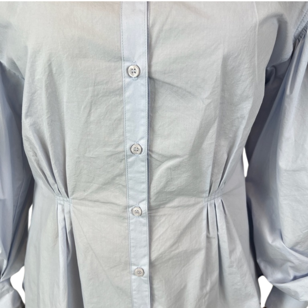 EMIN & PAUL Camicia in cotone azzurro chiaro