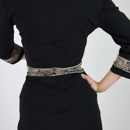 ETRO Abito in jersey di lana nero