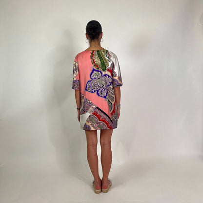 ETRO Abito in seta fantasia