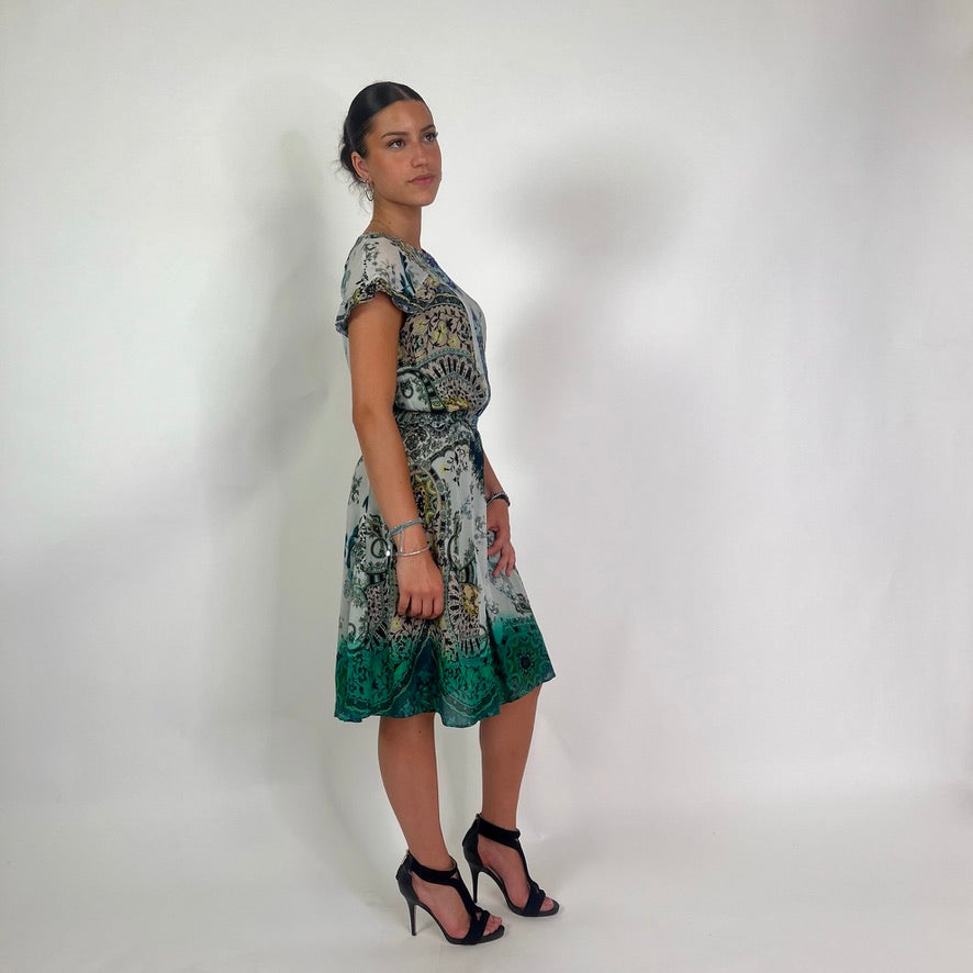 ETRO Abito in seta multicolor