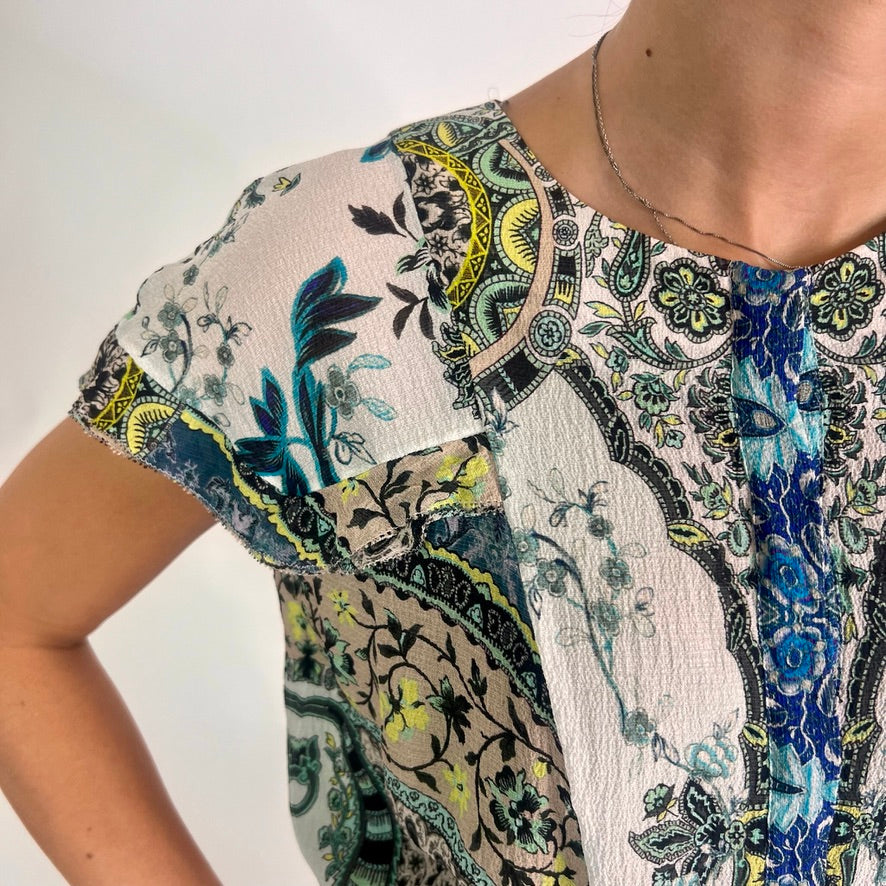 ETRO Abito in seta multicolor