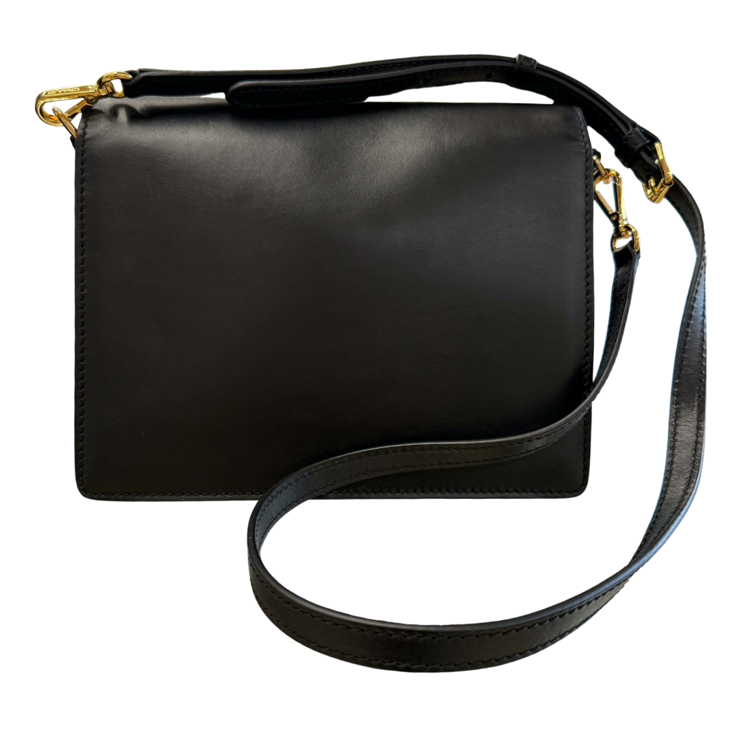ETRO Borsa in pelle nera Rainbow Bag