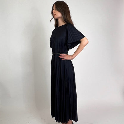 FABIANA FILIPPI Abito Lungo plissettato blu navy