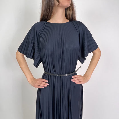 FABIANA FILIPPI Abito Lungo plissettato blu navy