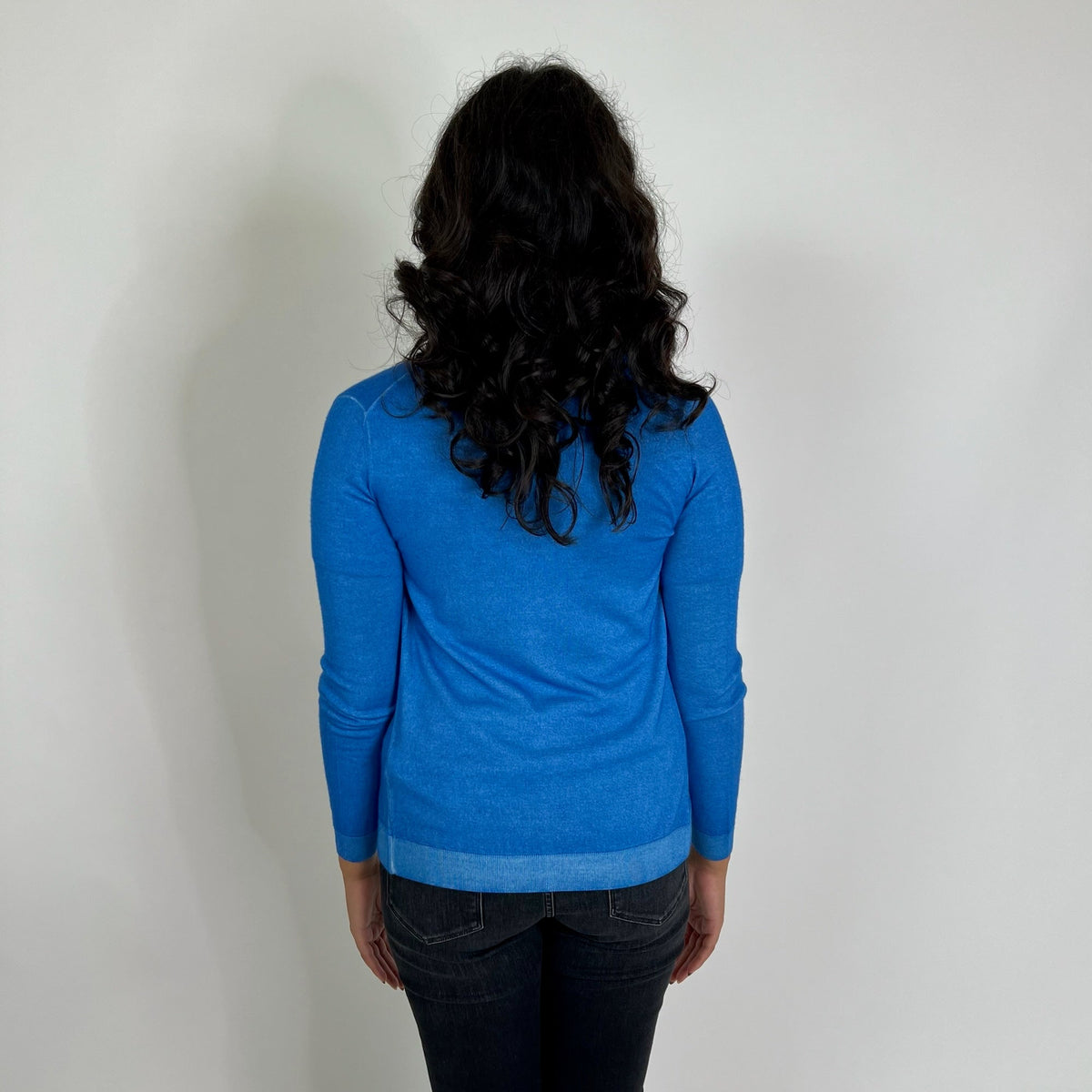 FALCONERI Twin set in cashmere ultrafine blu cielo