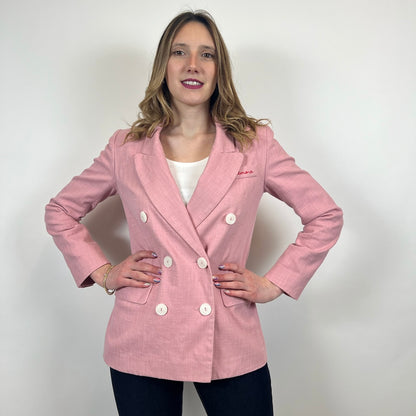 GIADA BENINCASA Giacca blazer rosa bon bon