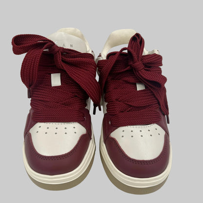 HOGAN Scarpe sneakers bianco e bordeaux