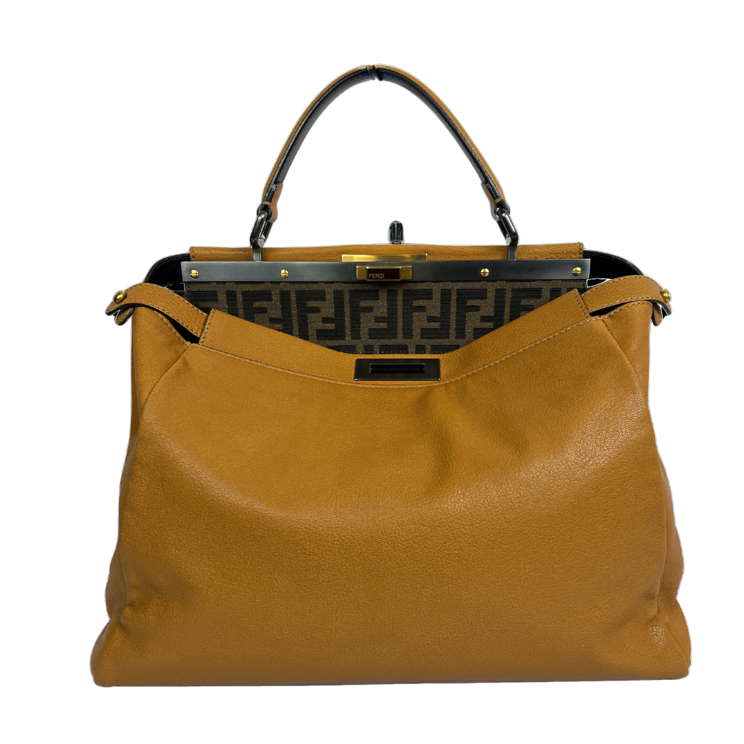 FENDI Borsa Pekaboo grande beige