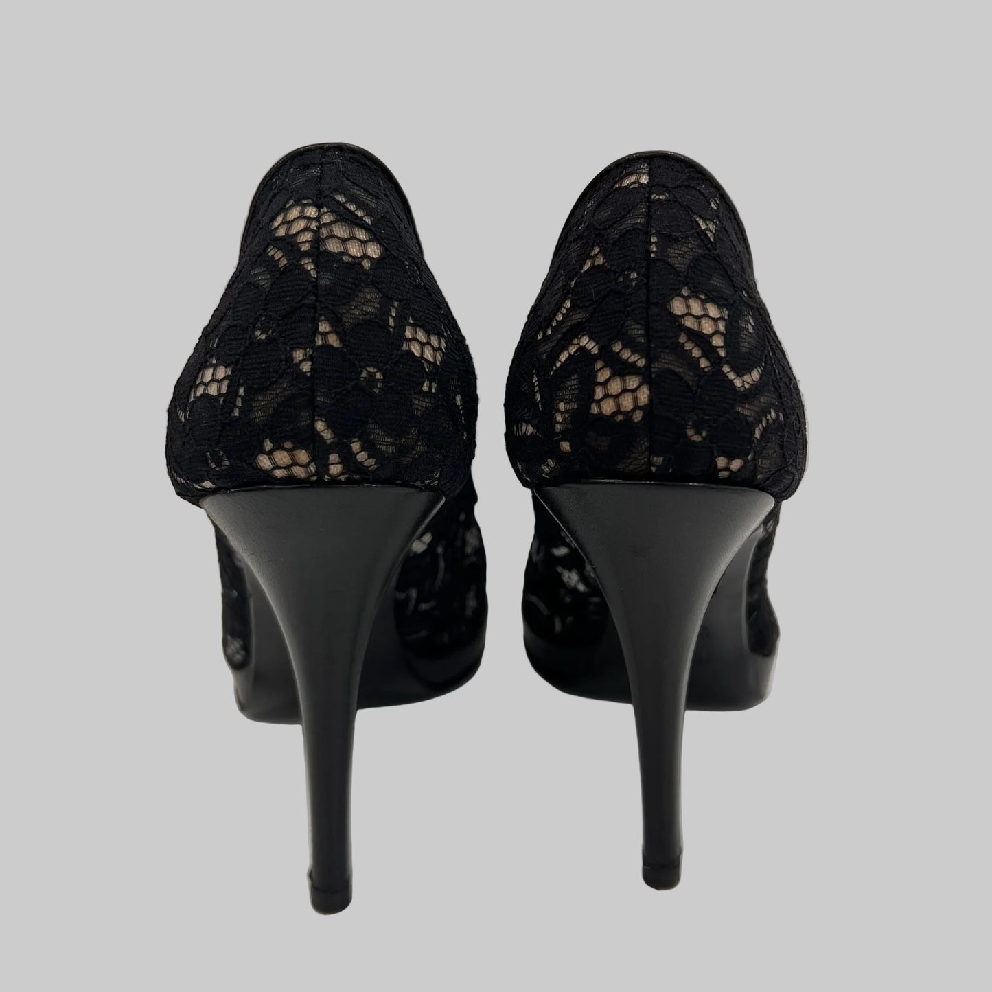 FENDI Scarpa décolleté pizzo nero