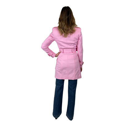 FLAVIO CASTELLANI Trench rosa