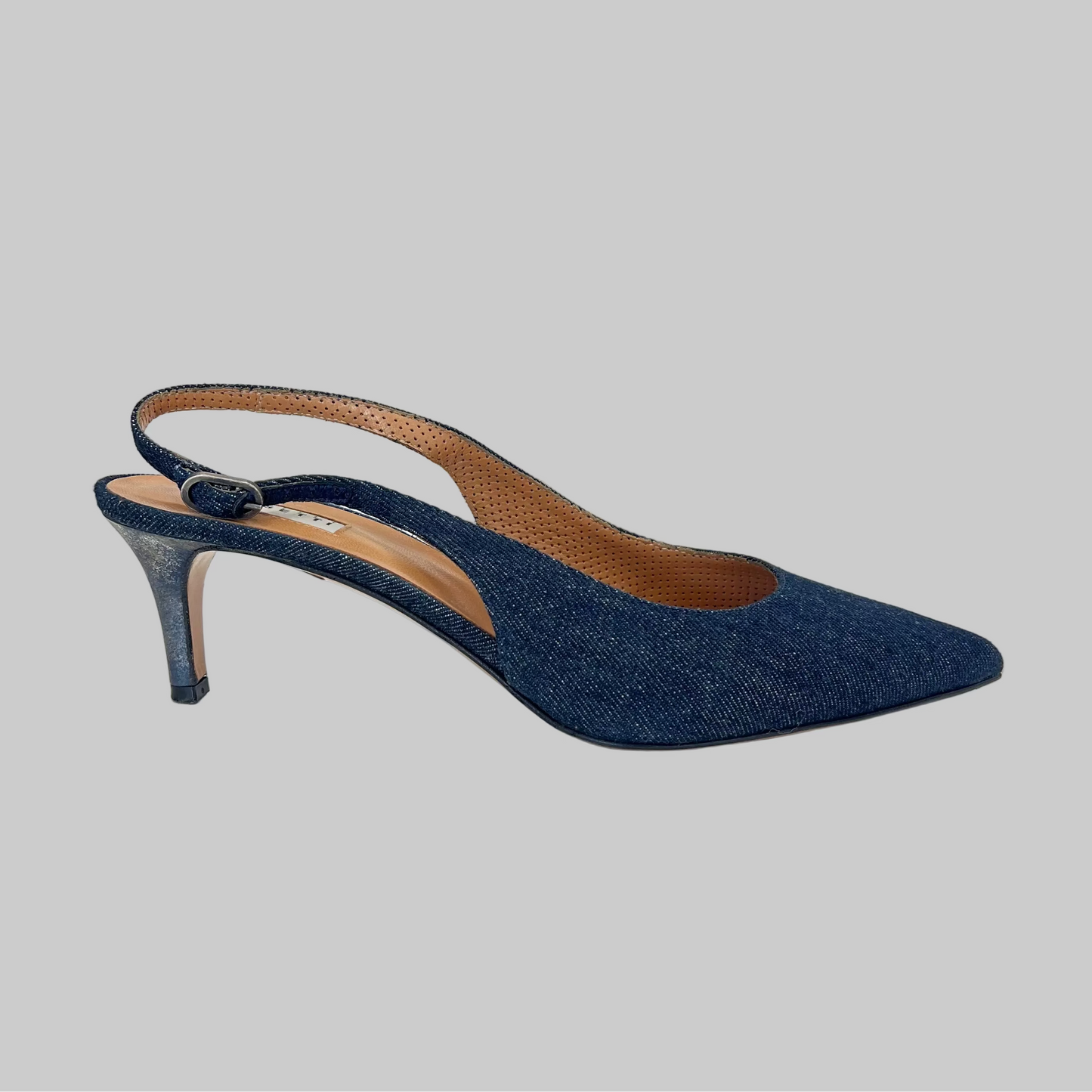 FRATELLI ROSSETTI Scarpa décolleté slingback jeans