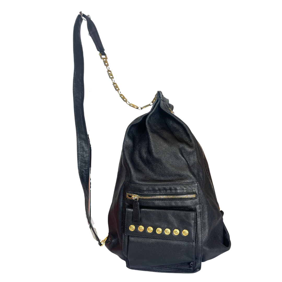 Borsa zaino 2025 pelle nera