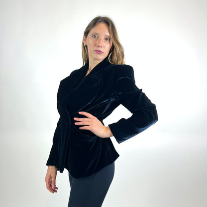GIORGIO ARMANI Giacca in velluto rasato