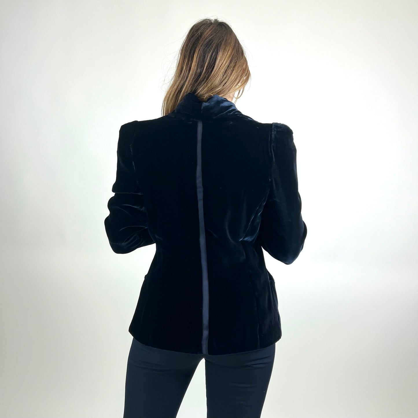 GIORGIO ARMANI Giacca in velluto rasato