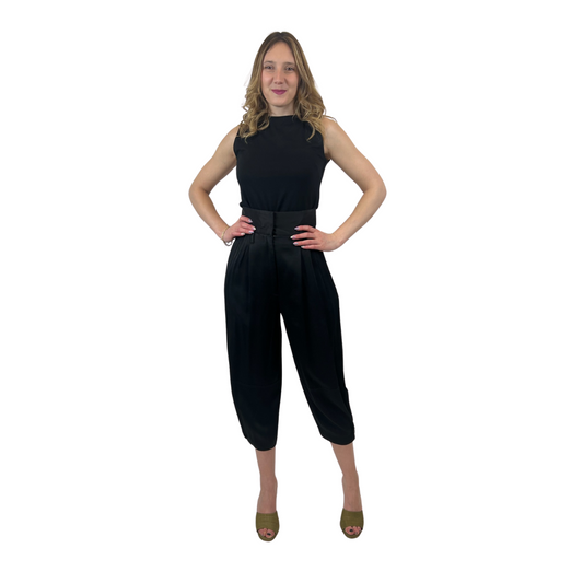 GIVENCHY Pantalone nero in viscosa