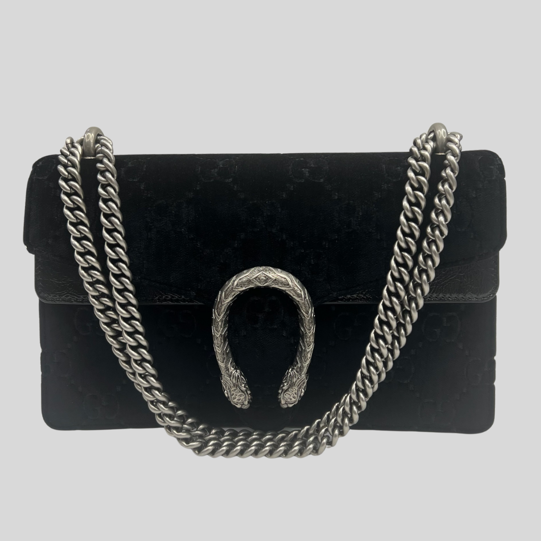 GUCCI Borsa Dionysus Velvet nero