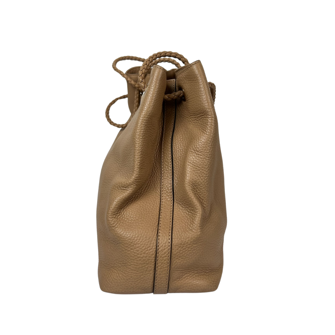 GUCCI Borsa Gifford a trapezio biscotto